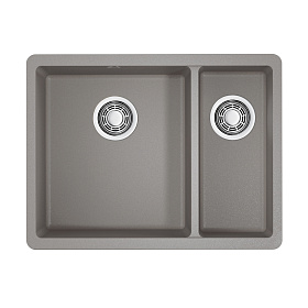 Мойка кухонная Omoikiri Kata 55-2-U-GR Artgranit, leningrad grey